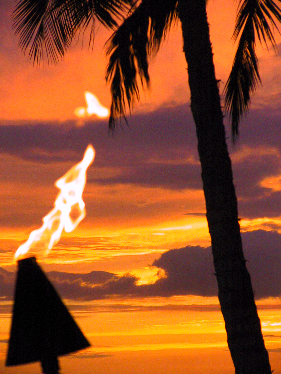 Photo: Waikiki - Coucher de Soleil