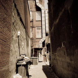 Photo: Trash in Alley