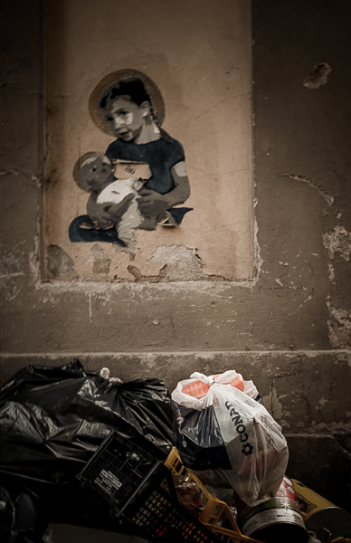 Photo: madonne sur le mur, Firenze, Italie